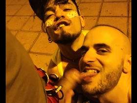 Xisco in maspalomas at yumbo with leo bulgari
