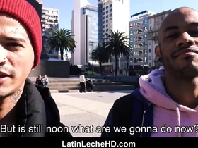 Black jock and latino twink amateur fuck for cash in uruguay pov