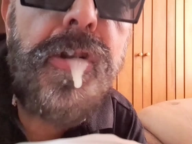 Nectar farto do urso branco
