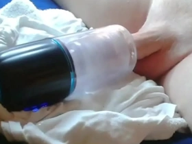 Sex toy fucked and sucked my soul with my cum