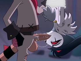 Stolas  doing blowjob
