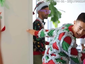 Office xxxmas party / men / chris damned, felix fox, cody seiya/ full video www.sexmen.com/ma