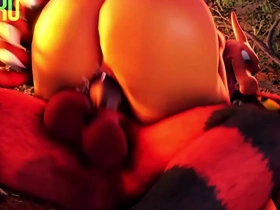 Incineroar fucks charizard