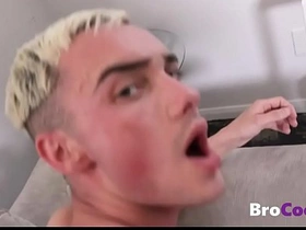 Stepbrother helps calm down viagra effected cock