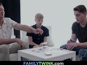 Tricky stepdad fuck his offspring after playing poker - pierce paris